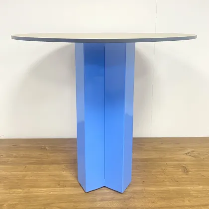 Blue Round Coffee Dining Furniture Metal Table Legs