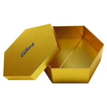 Hight Quality Hexagon Paper Rigid Gift Box