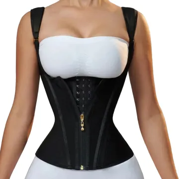 Women's Steel Bone High Compression Latex Waist Trainer Shaper Girdle