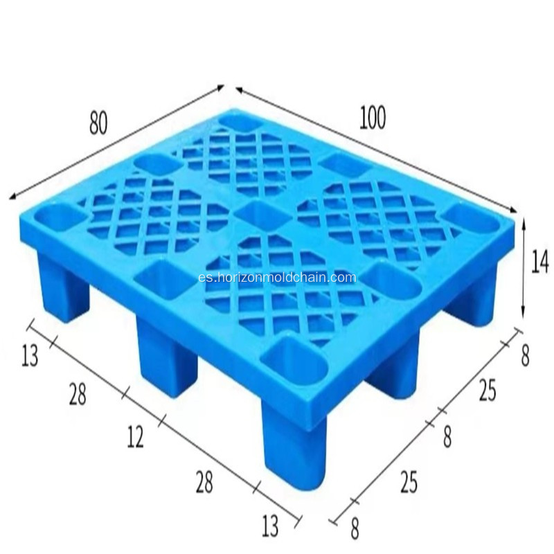 Caja de moldeo por inyección de paleta grande