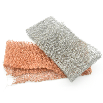 Stainless Steel and Copper Knitted Wire Mesh for Gas-Liquid Separation in Distiller Towers