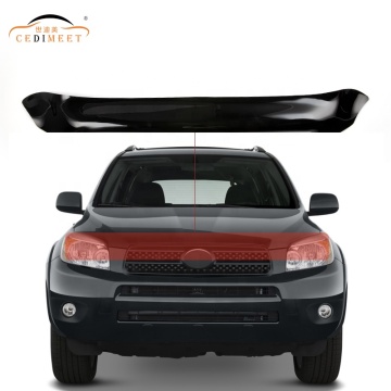Deflector de capó de acrílico negro - Accesorios para automóviles Escudo de insectos para Toyota RAV4 2008-2012