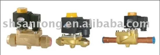 bi-flow solenoid valves for refrigeration