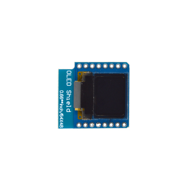0,66-дюймовый модуль OLED-дисплея для D1 Mini с интерфейсом IIC/I2C