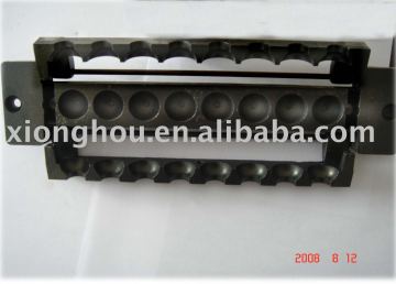Cube mould for hard candy depositing line