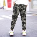 EACHIN Baby Boys Pants Spring Children Sport Camouflage Cargo Pants Elastic Waist Teens Boys Trousers Children Streetwear Pants