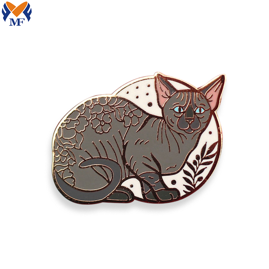 Bambino Sphynx Cat Enamel Pin