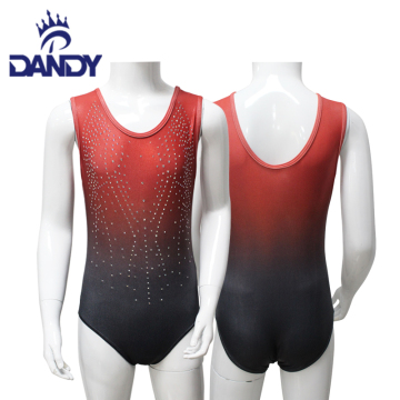 Wholesale Custom Competitions Gymnastics Sleeveless Leotards