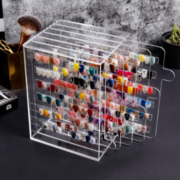 Beauty Salon Display Solutions: Acrylic Nail Art, Plastic Nails, Polish, and Gel Showcase