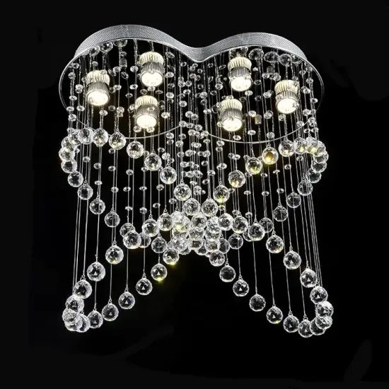Luxury Modern K9 Led Crystal Chandelier for Wedding and Living Room Villa