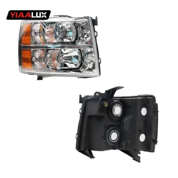 Clear Car Headlight for Chevrolet Silverado 1500 2007-2014