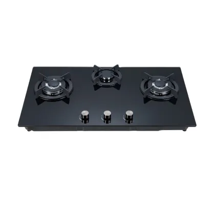 Prestige 3 Burner Tempered Glass Built-in Gas Stove Hob