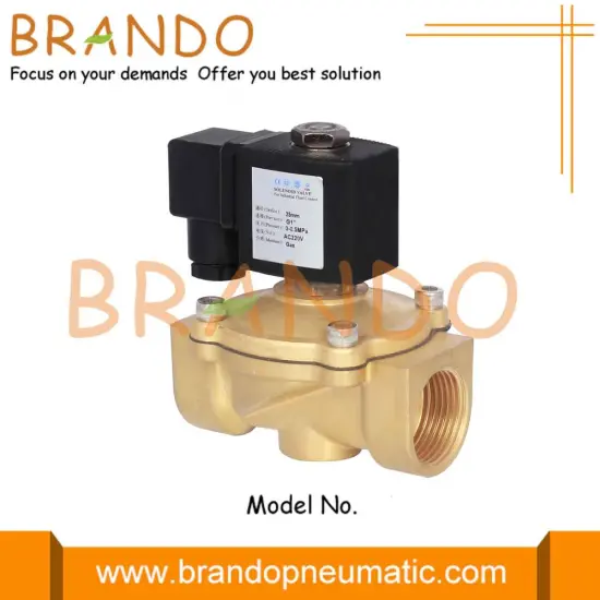 1'' Coalgas Brass Solenoid Valve 230V 120V AC