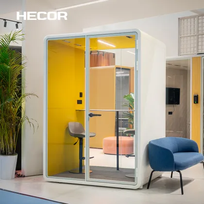 Dual Seating Acoustic Privacy Booth
