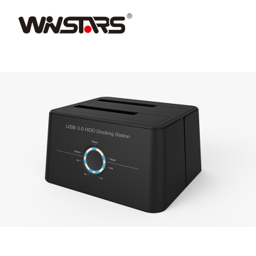 USB-C Dual Bay Docking Station for 2.5&3.5