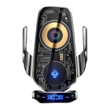 D8 Universal High Grade Transparent Cellphone Holder & Wireless Charger for Car Vent 2023