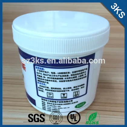 LED heat sink white silicon thermal conductive grease/paste/compound
