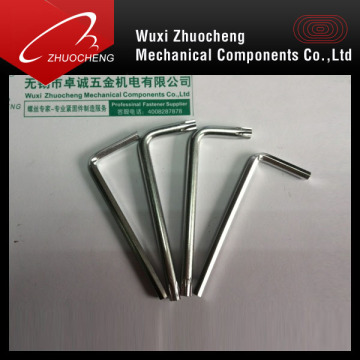 Zinc Plated Allen Key with Hole DIN911