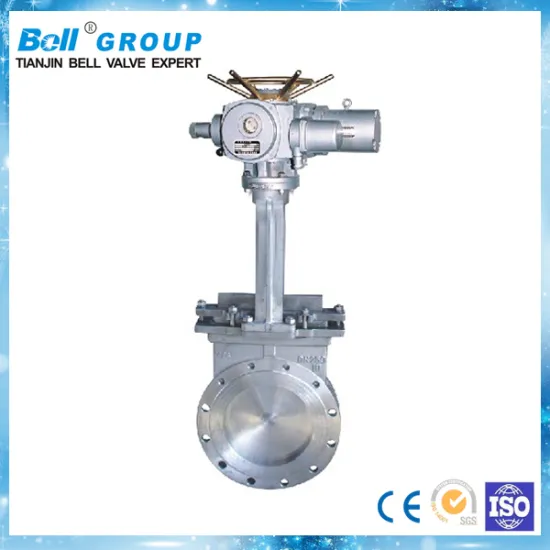 carbon steel electric knife gate valve 4 inch