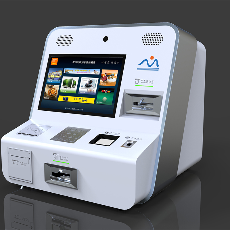 Quiosque de hotel de mesa all-in-one