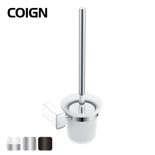 Toilet Cleaning Brush Holder Bathroom Accessories Wall Hung Toilet Brush Holder White Factory