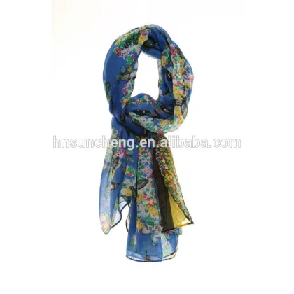 HELEN BUTTERFLY PRINT SCARF