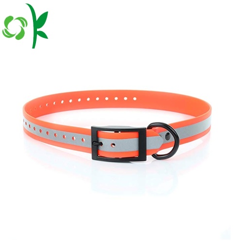 Collier de chien durable en silicone résistant à la morsure imperméable pour animaux