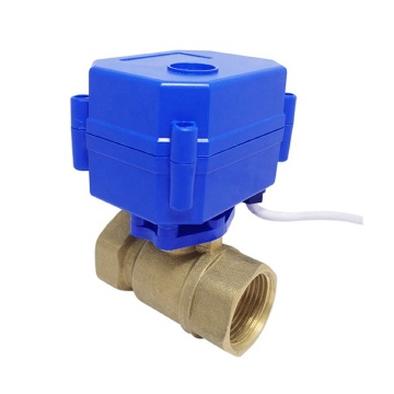 Electric Actuator Ball Valve: 12V, 24V, 110V, 220V Motorized Flow Control Valve with Brass BSP NPT Connection - CWX-15N