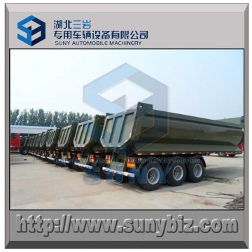 Higt tensile T700 steel U shape dump trailer 3 axle dumped semi trailer