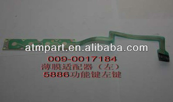 ATM parts ATM machine 009-0017184 NCR 5886 Keyboard Membrane Assembly , L, H 0090017184