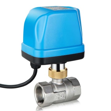 DC12V DC24V 304 Stainless Steel Motorized Ball Valve for Central Air Conditioning Systems