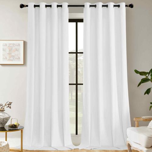 2 pcs Velvet Curtains For Bedroom, LivingRoom, Restaurant - Soft And Silky, Grommet Top, Noise Reduction,Home Decor