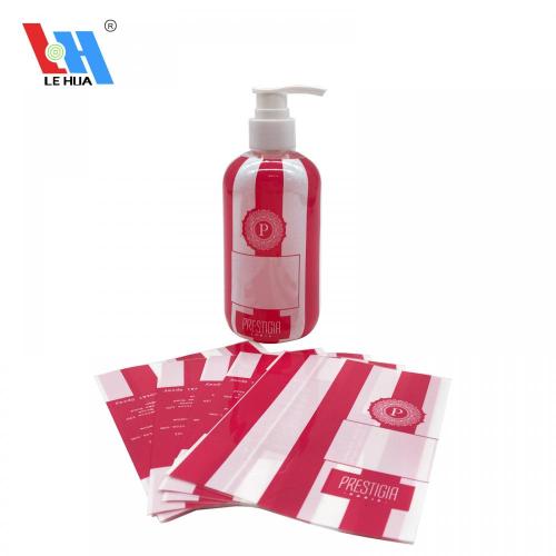 Plastic Wrap Labels For Body wash shampoo bottle