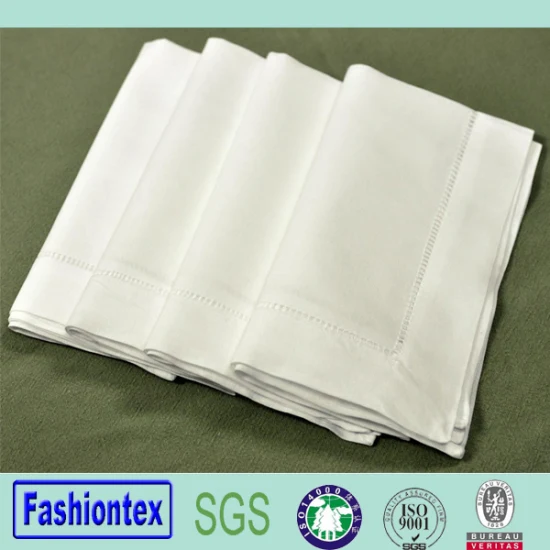 Custom White Linen Napkins
