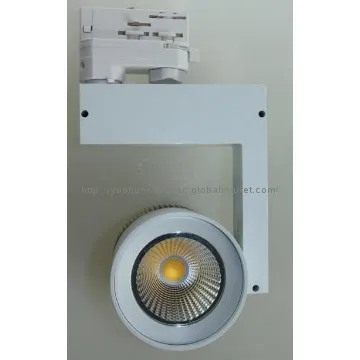 Commercial 20W 3phase led track light rail cob led track rail lighting