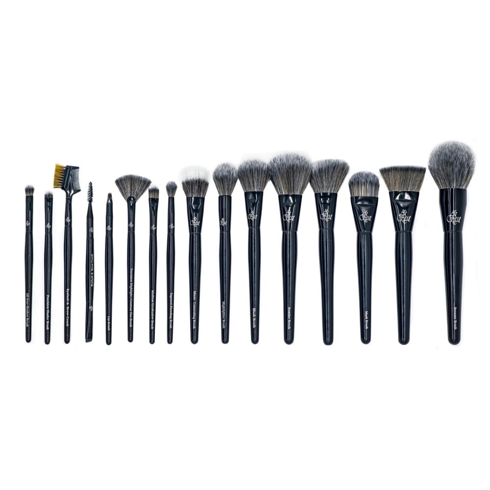 17 PCS Black ručka veliki set četkica za šminku