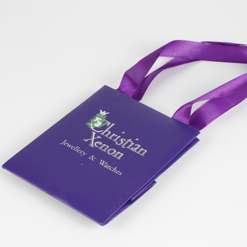 Printed Flat Handle Colored Mini Bulk Paper Bag