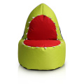 Fashion lime color bean bag shark for kids