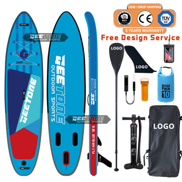 GeeTone Customized Color Inflatable SUP Paddle Board for Sale