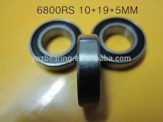 6800 RS 2RS 10*19*5mm chrome steel deep groove bearings