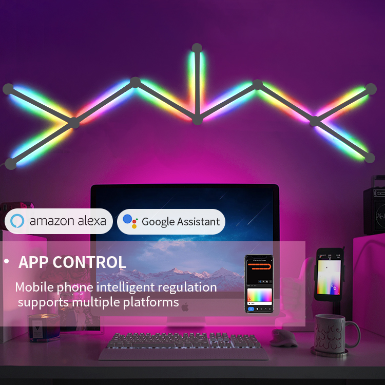 تطبيق Suron Light App التحكم عن بُعد RGB ضوء الجدار