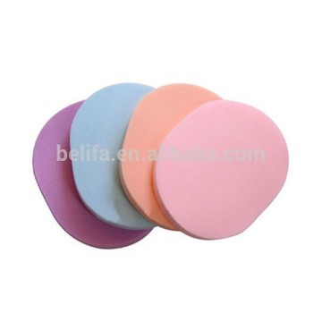 2 Pcs Oval Shaped Makeup Tool Blue Sponge Facial Cleansing Pad