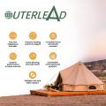 Ytterlead utomhus bomullsduk Glamping Yurt Bell Tent