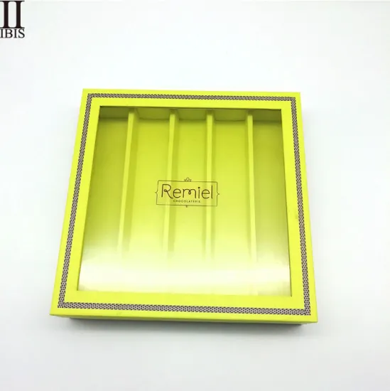 Rigid PVC window paper gift box