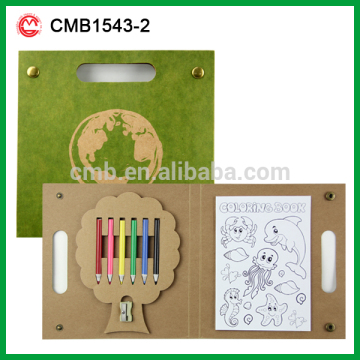 Eco custom portable creative wholesale kids novelty gifts drawing pencils set