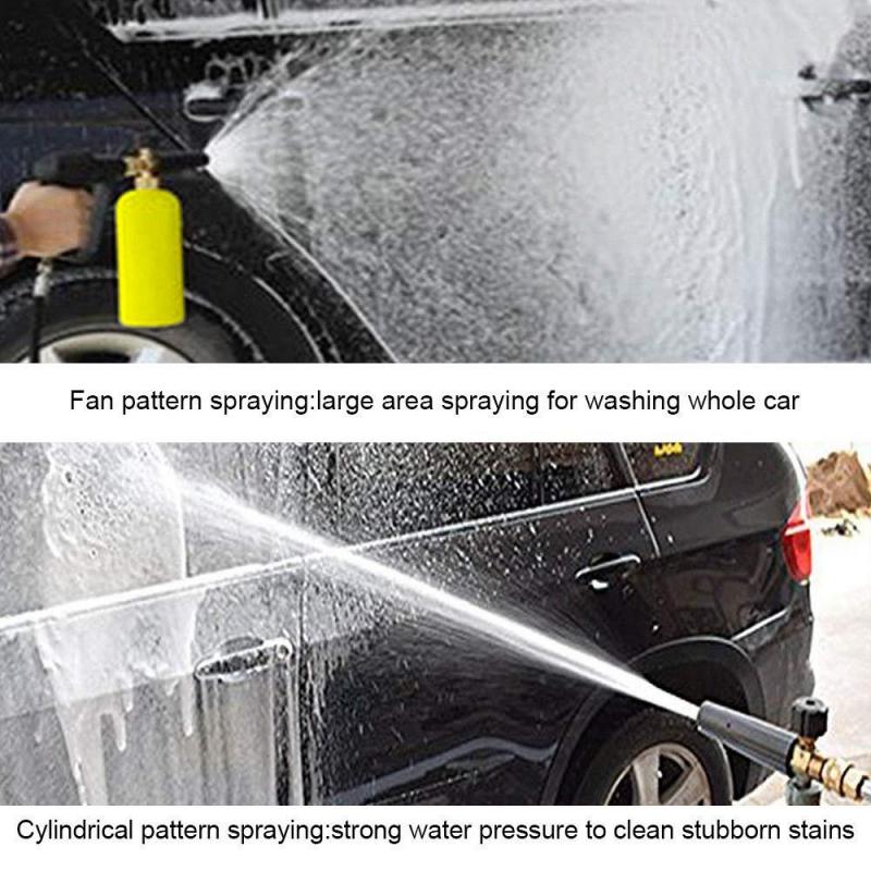 Car Snow Foam Lance Lance Alemble Foam Foam Generator With 1/4 in Carnector Car Snow Foamer Care Clean Care