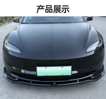 Tesla Model 3 Rear Spoiler Surround & Front Lip Modification Kits