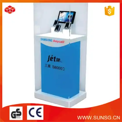 Modern Mobile Cell Phone Case Accessory Display Rack or mobile phone stand for apple stores mobile phone store interior design