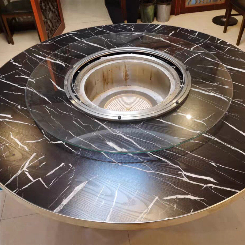 Drilled tempered glass