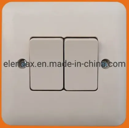 2 Gang Wall Switch for Home Decoration